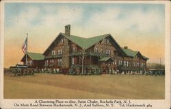 Swiss Chalet Rochelle Park NJ New Jersey Postcard Postcard Postcard