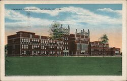 Township High School Evanston Postcard