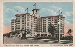 Edgewater Beach Hotel, Chicago Illinois Postcard Postcard Postcard