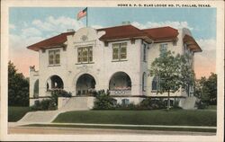 Home, B.P.O. Elks Lodge No. 71 Postcard