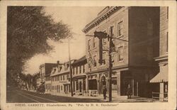 Hotel Garrett Elizabethtown PA Pennsylvania Postcard Postcard Postcard