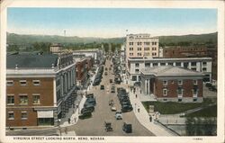 Virginia Street Reno Nevada Postcard