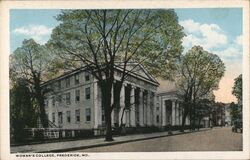 Woman's College Frederick MD Postcard