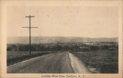 Looking West from Gardiner New York Postcard Postcard Postcard