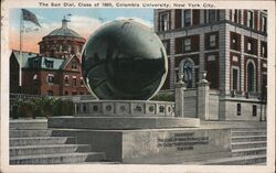 The Sun Dial Columbia University New York, NY Postcard Postcard Postcard