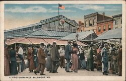 Lexington Market Baltimore Postcard