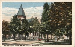 Hackley Public Library and Art Gallery Postcard