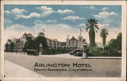 Arlington Hotel Santa Barbara Postcard