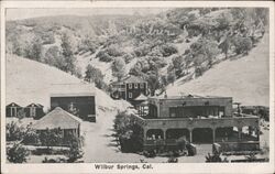 Wilbur Springs, Cal. Postcard