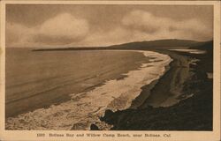 Bolinas Bay and Willow Camp Beach California Postcard Postcard Postcard