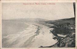 Stinson Beach Marin County Postcard