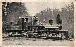 The Iron Steed Mt Tamalpais and Muir Woods Ry Postcard