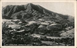 Mt Tamalpais Marin Co Mill Valley, CA Postcard Postcard Postcard