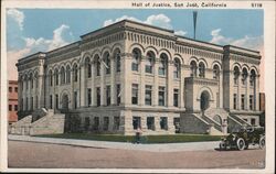 Hall of Justice San Jose Postcard