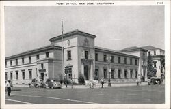 Post Office, San Jose, California Postcard