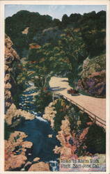 Road to Alum Rock Park San Jose, CA Postcard Postcard Postcard