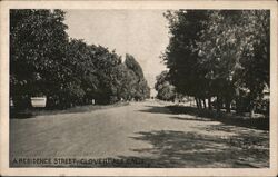 Residence Street Cloverdale California Postcard Postcard Postcard