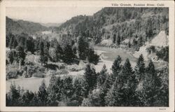 Villa Grande Russian River Postcard