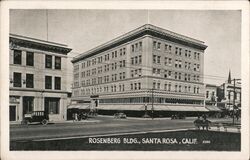 Rosenberg Bldg., Santa Rosa Postcard