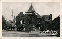 Public Library Santa Rosa Postcard