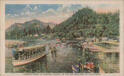 Russian River, In Sonoma County, is the Switzerland of California 1915 Panama-Pacific International Exposition (PPIE) Postcard P Postcard