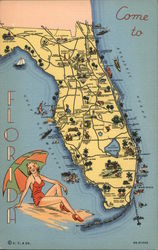 Greetings from Florida Postcard Postcard Postcard