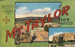 Greetings from Mt. Taylor Mount Taylor, NM Postcard Postcard Postcard