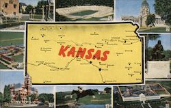 Greetings from Kansas Postcard