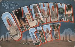 Greetings from Oklahoma City Postcard