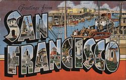 Greetings from San Francisco Postcard