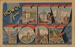 Greetings from New York Postcard