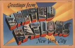 Greetings from New York City Postcard Postcard Postcard