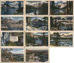 Set of 11: High Sierras Mammoth Lakes Postcard