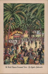 Coconut Grove Los Angeles Ambassador Postcard