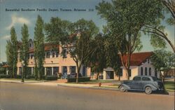 Southern Pacific Depot, Tucson Postcard