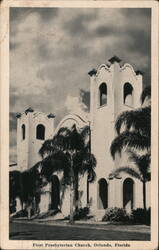 First Presbyterian Church, Orlando Postcard