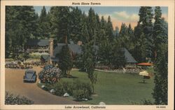 North Shore Tavern Lake Arrowhead Postcard