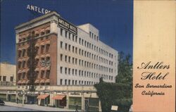 Antlers Hotel San Bernardino California Postcard Postcard Postcard