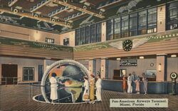 Pan-American Airways Terminal Postcard