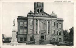 Court House, Albia Postcard