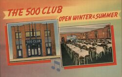 The 500 Club Postcard