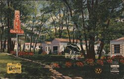 Oaklo Motel Cottages Postcard