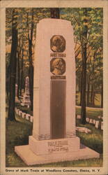 Grave of Mark Twain Postcard