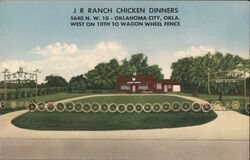 JR Ranch Chicken Dinners Oklahoma City, OK Postcard Postcard Postcard