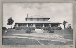 Country Club, Peru Indiana Postcard