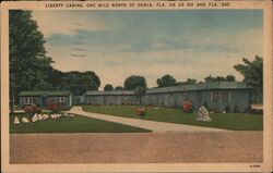 Liberty Cabins Ocala Florida Postcard