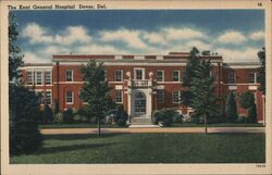 Kent General Hospital Dover Delaware Postcard Postcard Postcard