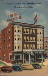 Hotel Martin Rochester Minnesota Postcard Postcard Postcard