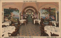 The Mill Dining Room, Bevo Mill St. Louis, MO Postcard Postcard Postcard