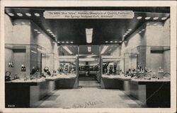 De Mars Shoe Salon Interior Hot Springs Arkansas Postcard Postcard Postcard